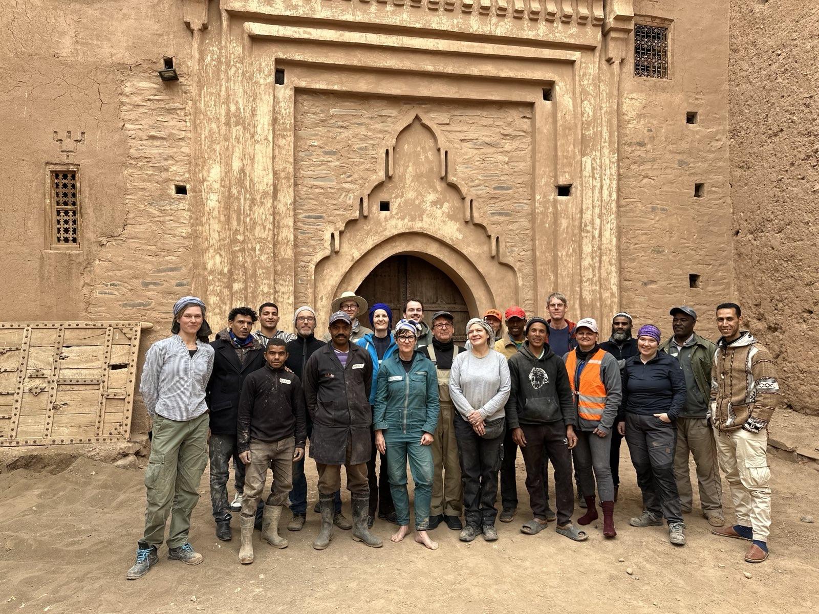 Gruppenfoto Kasbah Tamnougalt