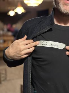 Namensschild auf Arabisch