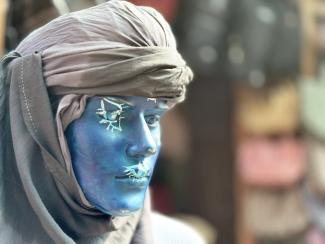 Farbkünstler in Marrakesch