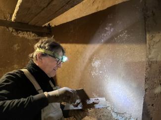Putzarbeiten in der Kasbah