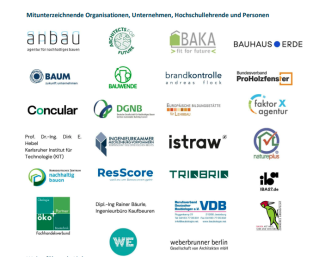 Unterzeichner der Forderung Bauwende-Bündnis